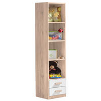 HYLLA i 47/197/38 cm vit, ekfärgad  - vit/ekfärgad, Design, trämaterial/plast (47/197/38cm) - MID.YOU