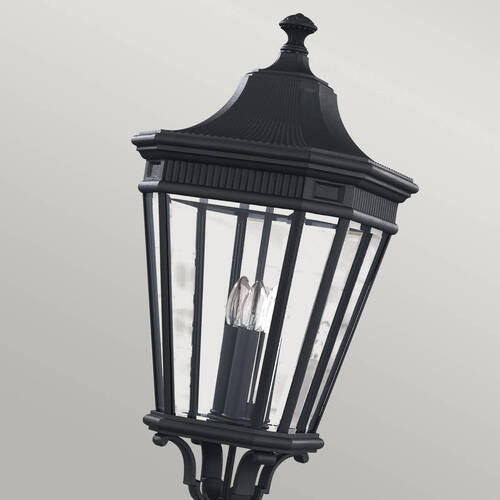 WEGELEUCHTE - Schwarz, Konventionell, Glas/Metall (30.5/257cm) - Elstead Lighting