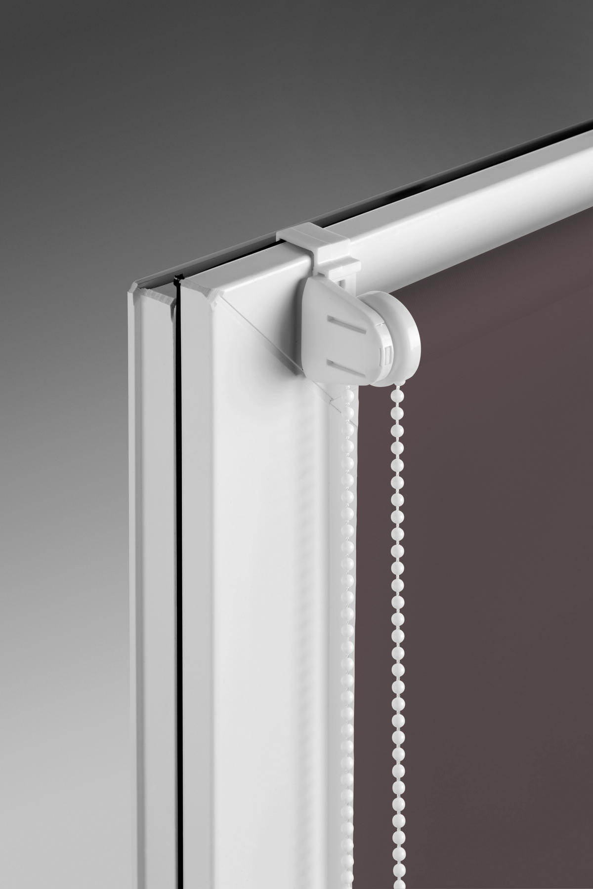 ROLLO  halbtransparent  60/160 cm    - Braun, Design, Textil (60/160cm)