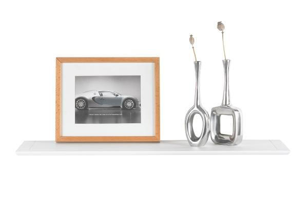 WANDBOARD in 80/3,8/23 cm Weiss  - Weiss, Lifestyle, Holzwerkstoff (80/3,8/23cm) - Landscape