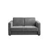 SCHLAFSOFA Mikrofaser Grau  - Chromfarben/Grau, Basics, Kunststoff/Textil (159/88/87cm) - Livetastic