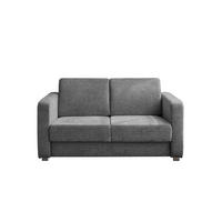 SCHLAFSOFA Mikrofaser Grau  - Chromfarben/Grau, Basics, Kunststoff/Textil (159/88/87cm) - Livetastic