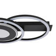 LED-DECKENLEUCHTE 60/28/6,5 cm  - Schwarz, Basics, Kunststoff/Metall (60/28/6,5cm) - Boxxx
