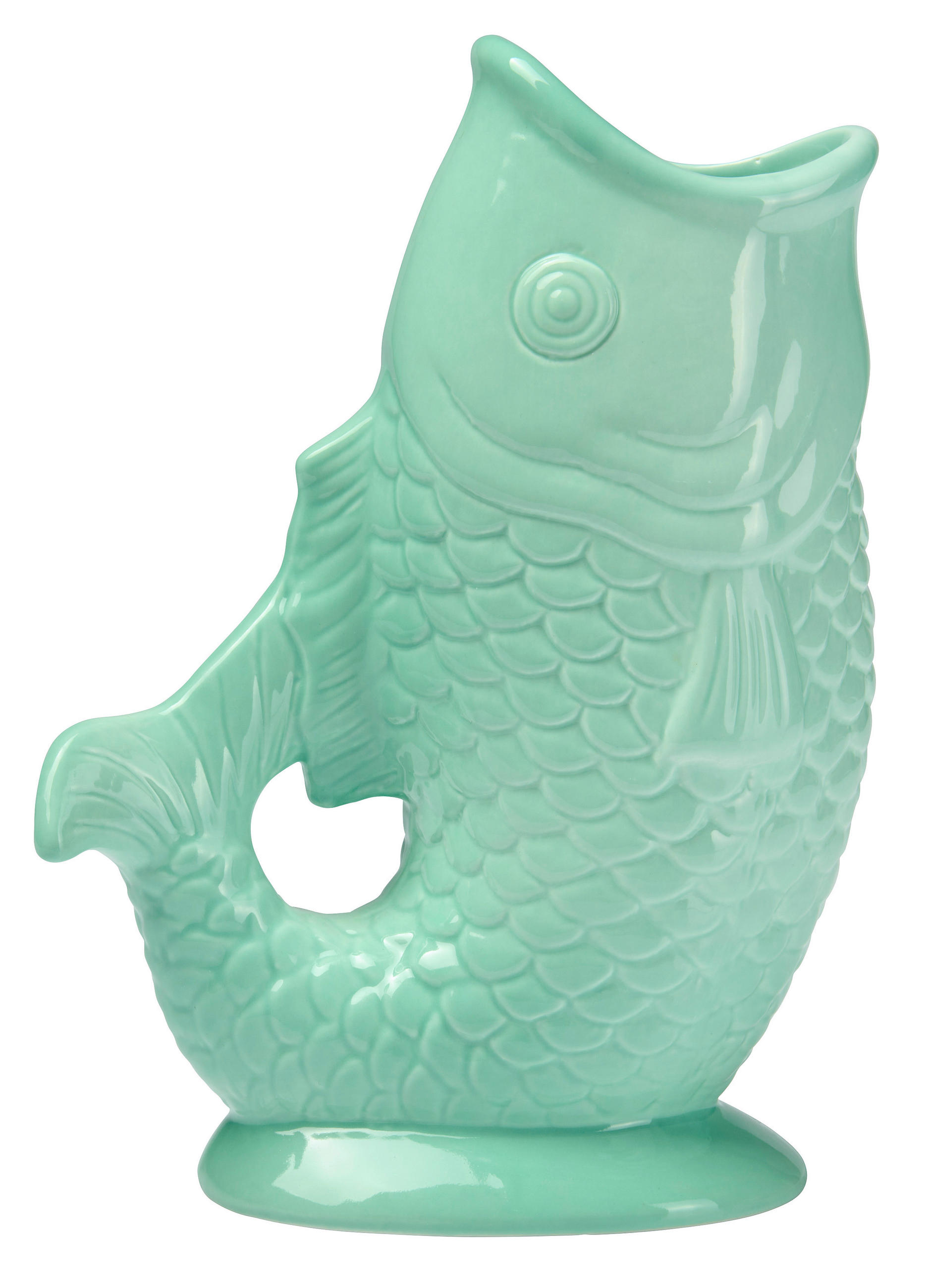 VÁZA 24.9 cm  - zöld, Design, kerámia (18,4/24,9/9cm) - Ambia Home