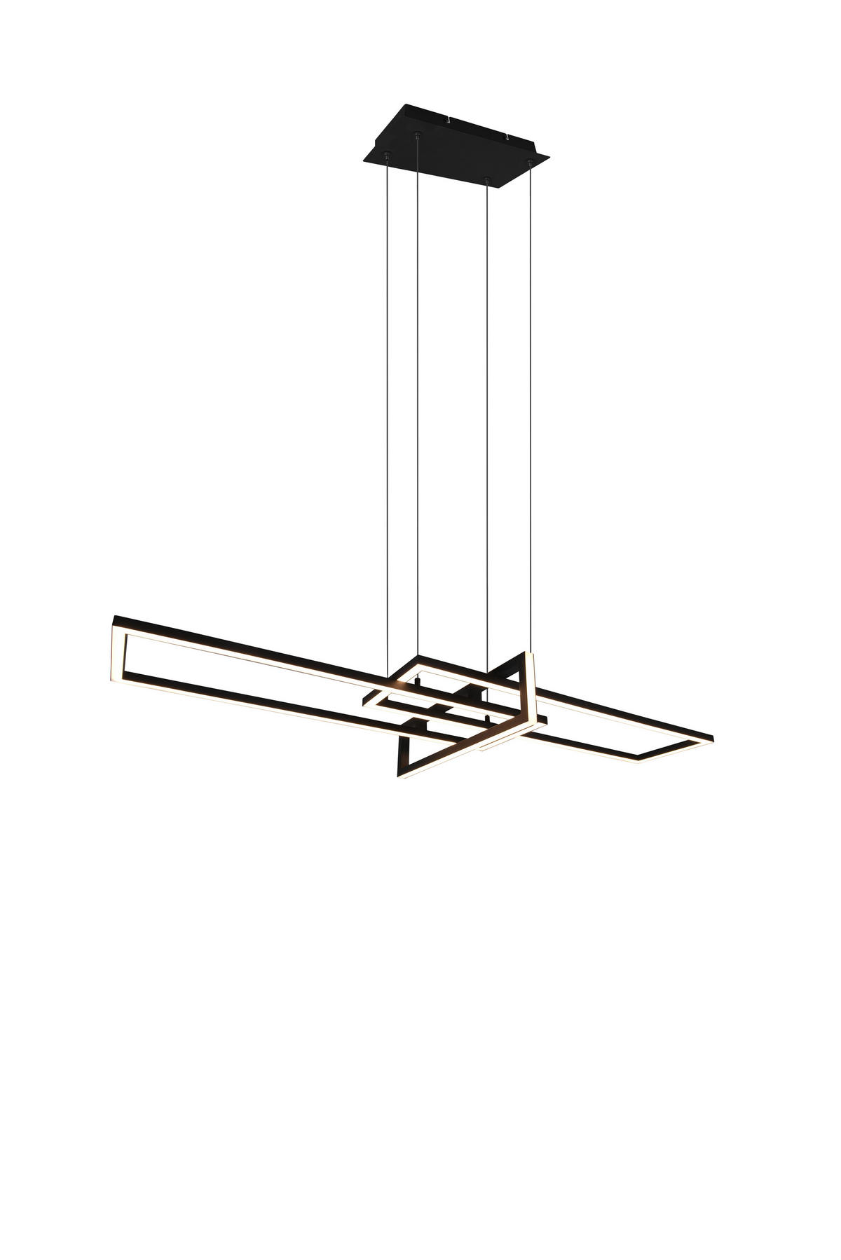 LED-HÄNGELEUCHTE 110/40/150 cm  - Schwarz, Design, Metall (110/40/150cm) - Trio Leuchten