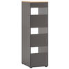 MEHRZWECKSCHRANK 45,10/154,7/60 cm  in Anthrazit, Eichefarben  - Eichefarben/Anthrazit, MODERN, Holzwerkstoff/Kunststoff (45,10/154,7/60cm) - MID.YOU