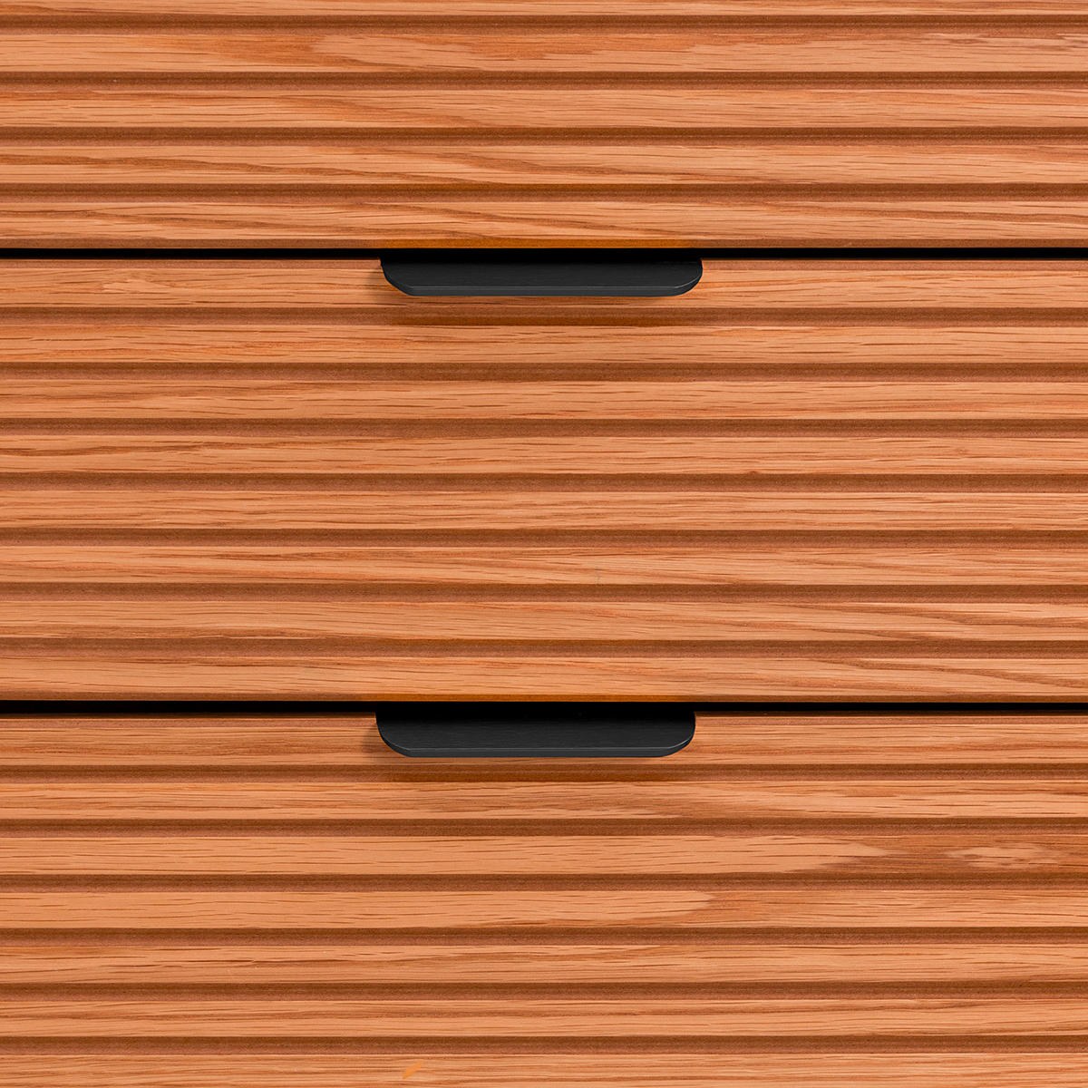 SIDEBOARD svart, ekfärgad  160/75/40 cm  - svart/ekfärgad, Lifestyle, metall/trämaterial (160/75/40cm)