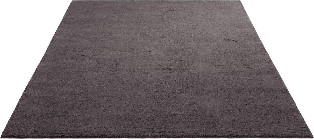 WEBTEPPICH Wohnzimmer 80/150 cm Fiona Anthrazit rechteckig  - Anthrazit, KONVENTIONELL, Textil (80/150cm) - Novel