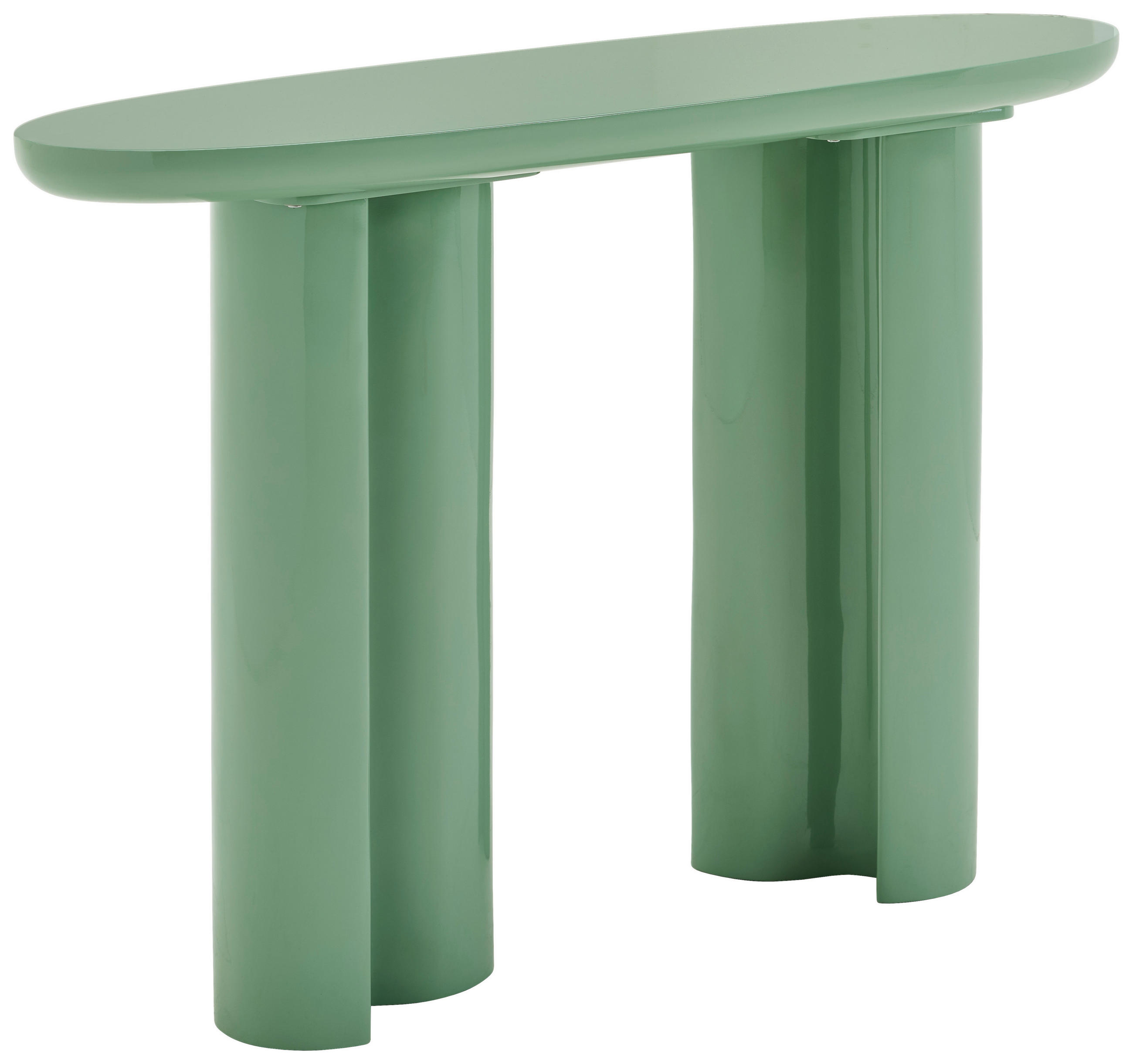 KONSOLENTISCH Grün  - Grün, Design, Holzwerkstoff (120/35/80cm) - Novel