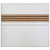 SCHUHSCHRANK 98/88/20 cm  - Eichefarben/Weiß, Design, Holz (98/88/20cm) - Schöner Wohnen