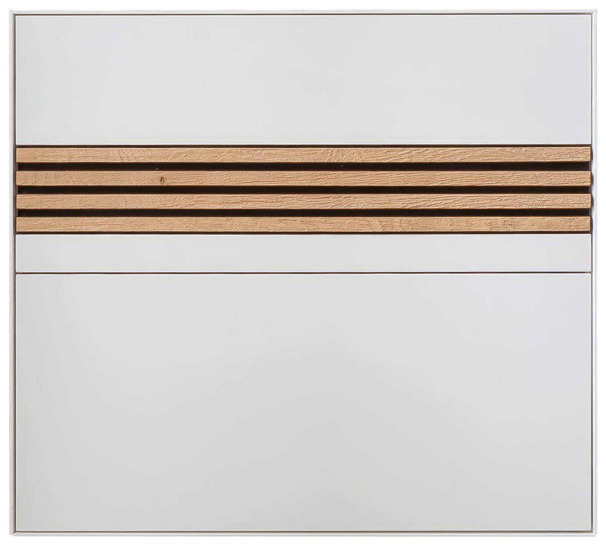 SCHUHSCHRANK 98/88/20 cm  - Eichefarben/Weiß, Design, Holz (98/88/20cm) - Schöner Wohnen