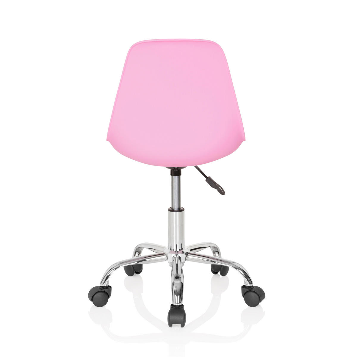 OTOČNÁ ŽIDLE PRO MLÁDEŽ, pink - pink, Basics, textil/plast (40/72-82/44cm) - MID.YOU