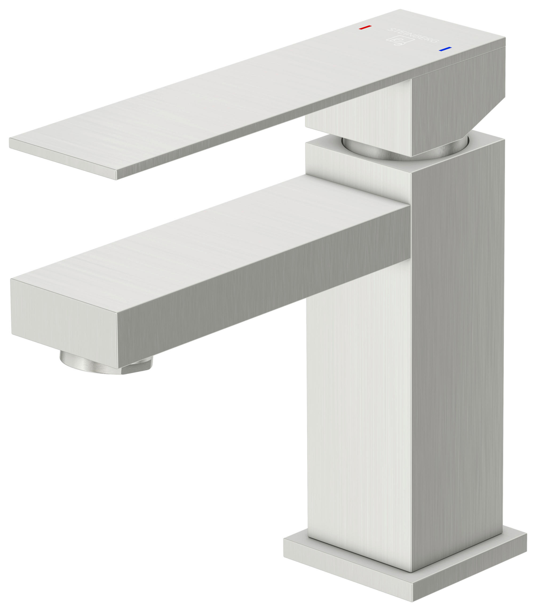 XXXLutz Waschtischarmatur Steinberg Serie 160 Nickel 5x16.3x15.5 cm