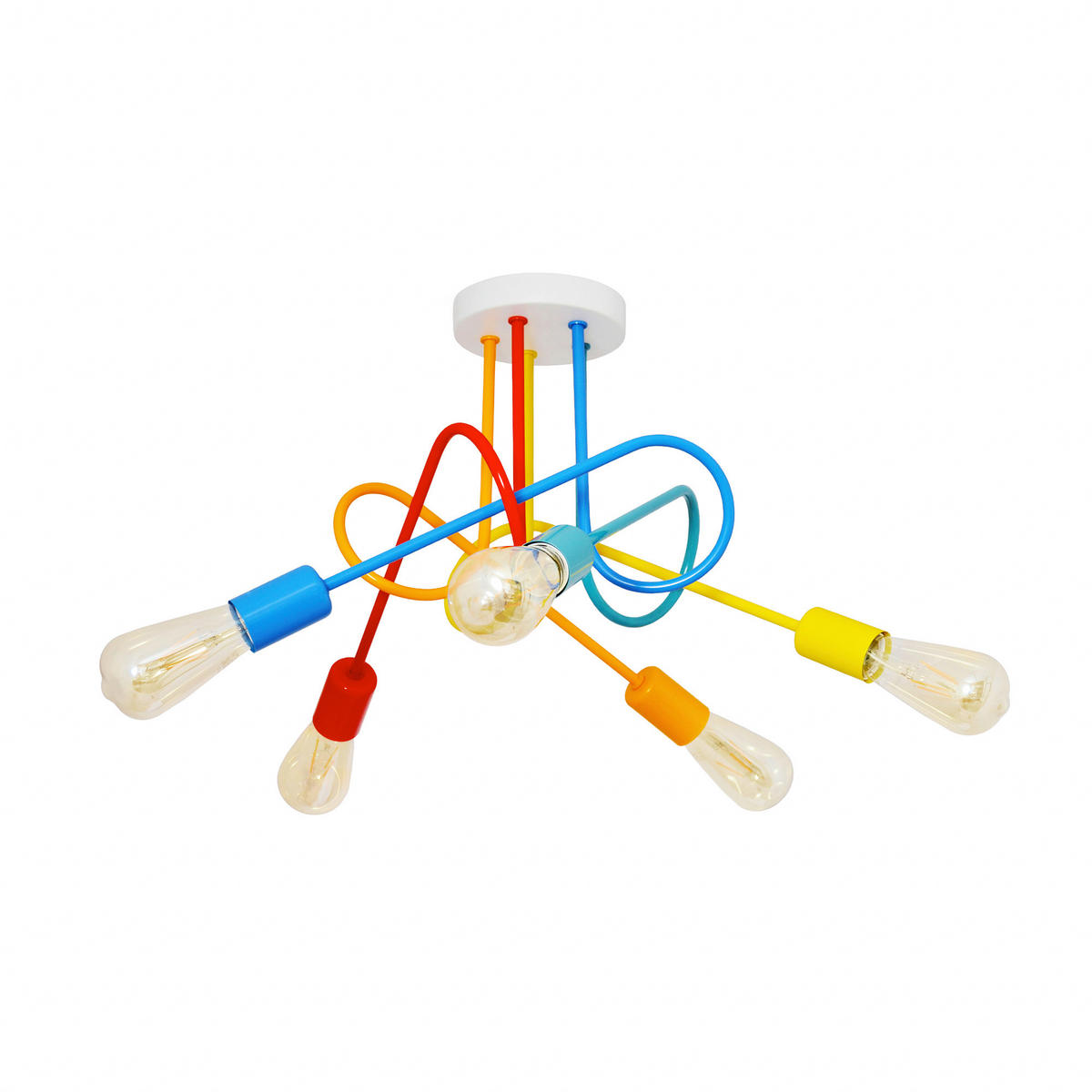 KINDERDECKENLEUCHTE 50/50/31 cm   - Multicolor, LIFESTYLE, Metall (50/50/31cm)