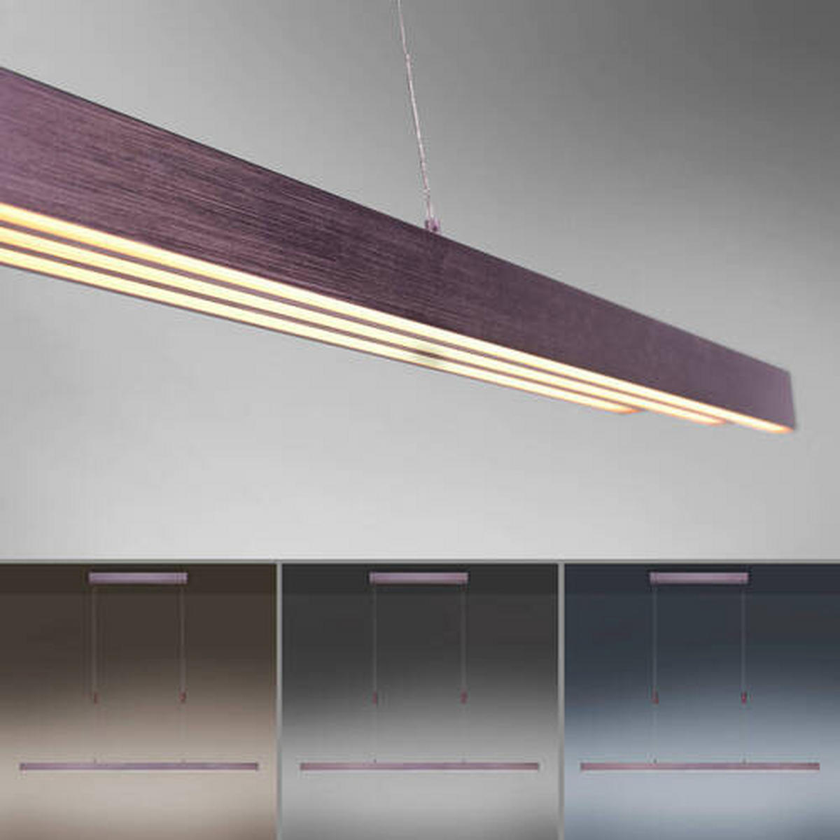 LED-HÄNGELEUCHTE 179/5,5/100 cm    - Braun, Basics, Metall (179/5,5/100cm) - Paul Neuhaus