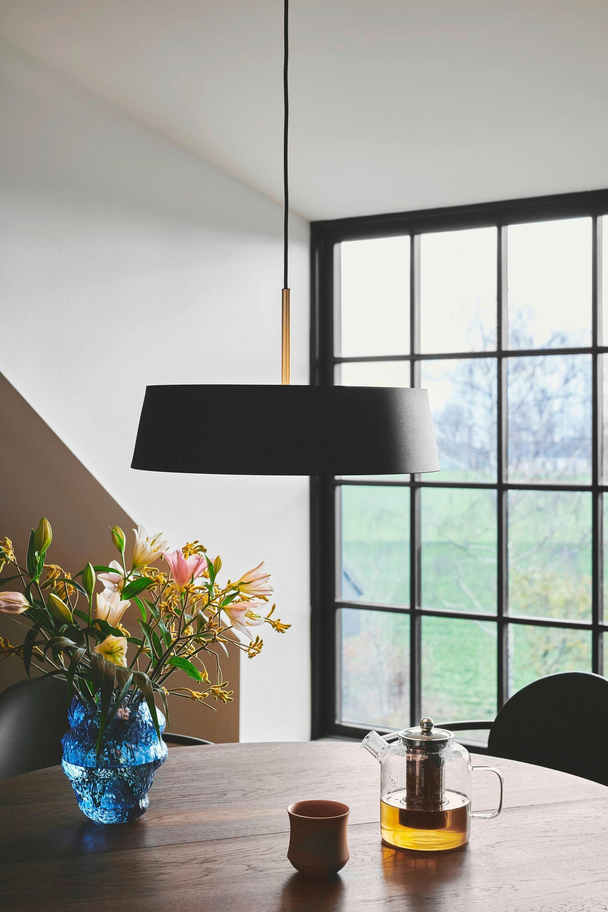 PENDELLEUCHTE Clasi 26.5/45/45 cm  - Schwarz, Design, Metall (26.5/45/45cm) - Nordlux