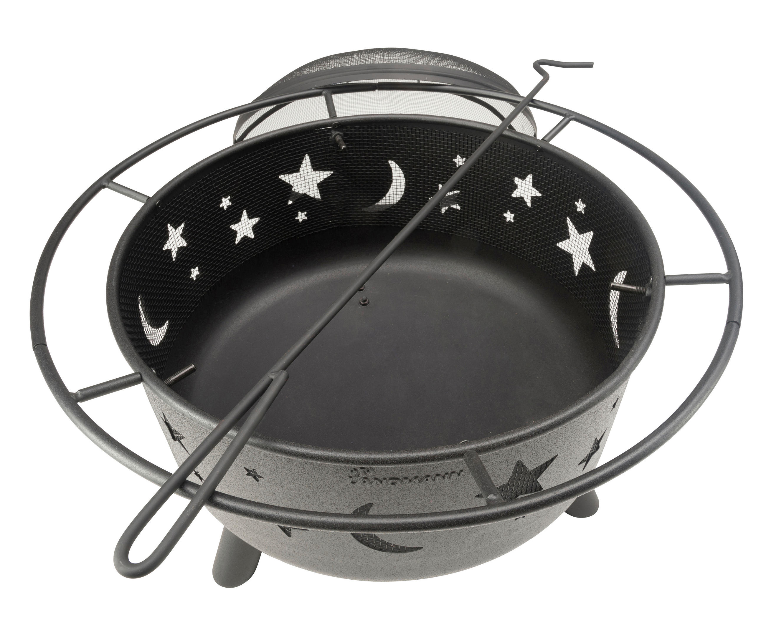 FEUERKORB  - Schwarz, Basics, Metall (75/0/60cm) - Landmann