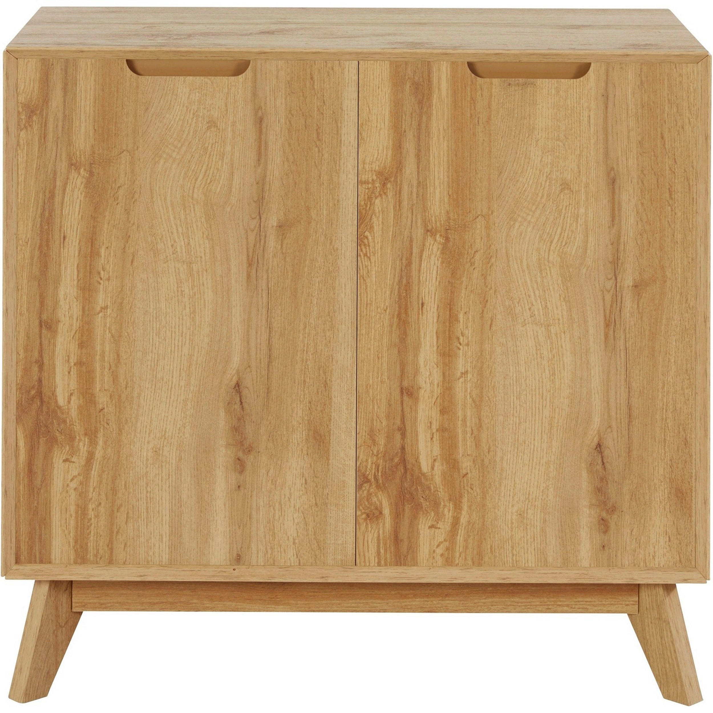 SCHUHSCHRANK Eiche Wotan  - Eiche Wotan, Design, Holzwerkstoff (80/75/40cm) - Livetastic