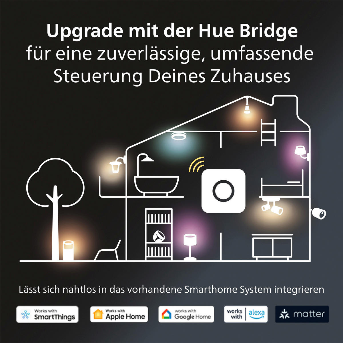 LED-STRAHLER Runner 11/10,70/9 cm   - Schwarz, Basics, Metall (11/10,70/9cm) - Philips HUE