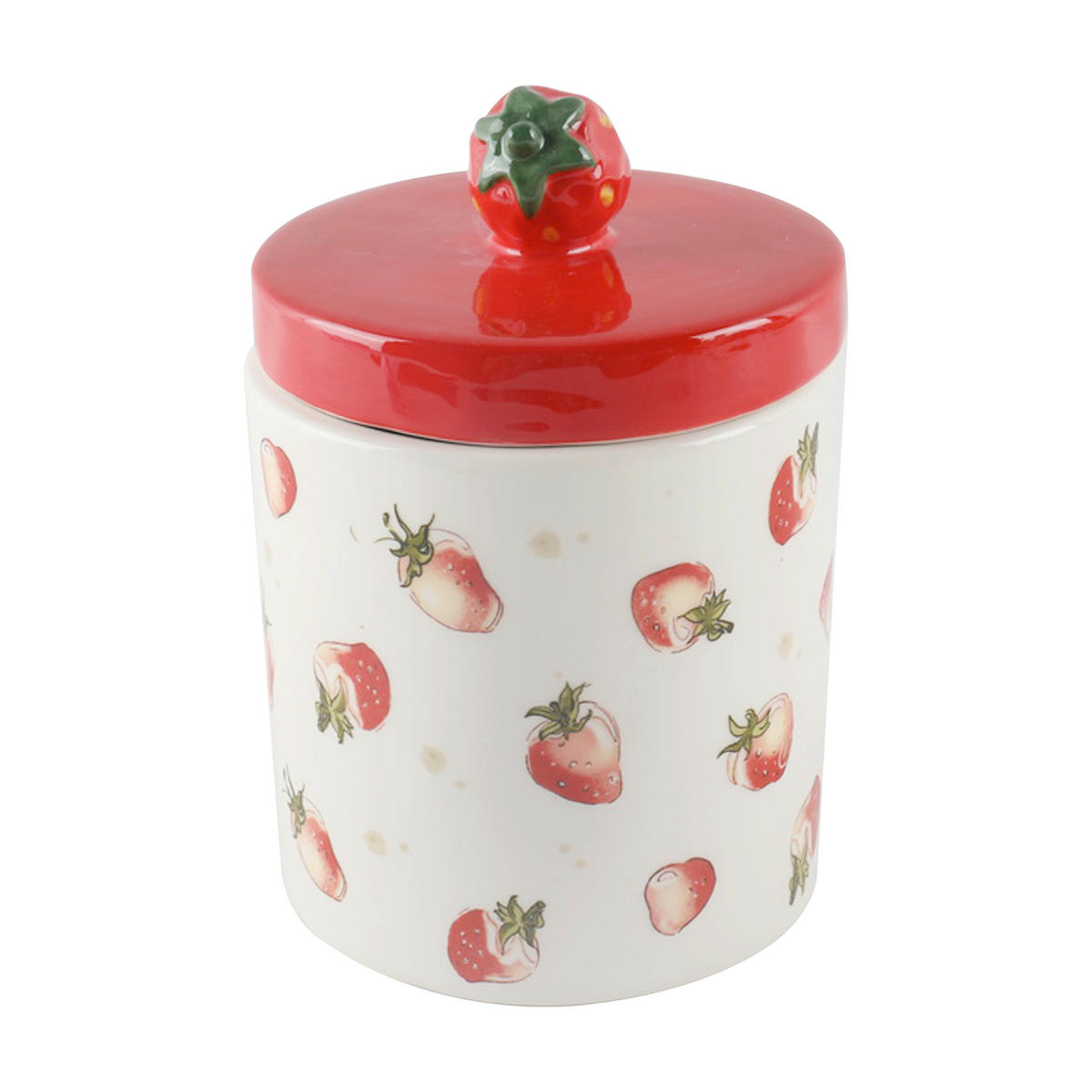 DOSE - Rot/Weiß, LIFESTYLE, Keramik (9,3/13,5cm)