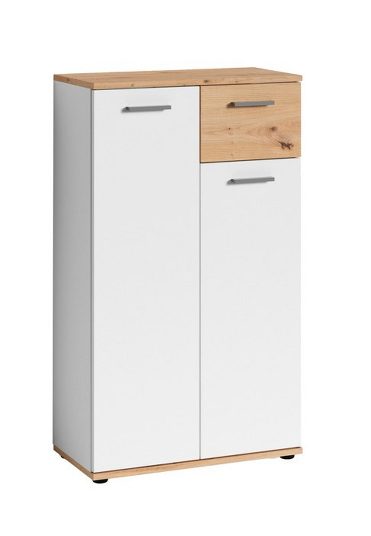 GARDEROBE 4-teilig  in 60/102/30 cm  - Weiß/Eiche Artisan, Design, Holzwerkstoff (60/102/30cm) - MID.YOU