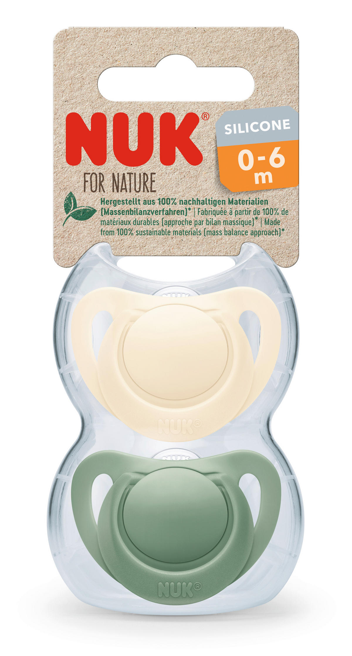 SCHNULLER 0 Monat(e)  - Basics (5,3/6/13,5cm) - NUK