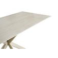 ESSTISCH Beige rechteckig  ausziehbar  - Beige, Design, Keramik/Metall (120-179/80/76cm) - Belluti