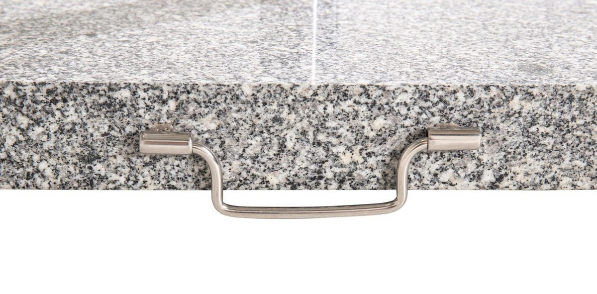 PARASOLLFOT - ljusgrå, Basics, metall/sten (50/27/50cm) - Best Price