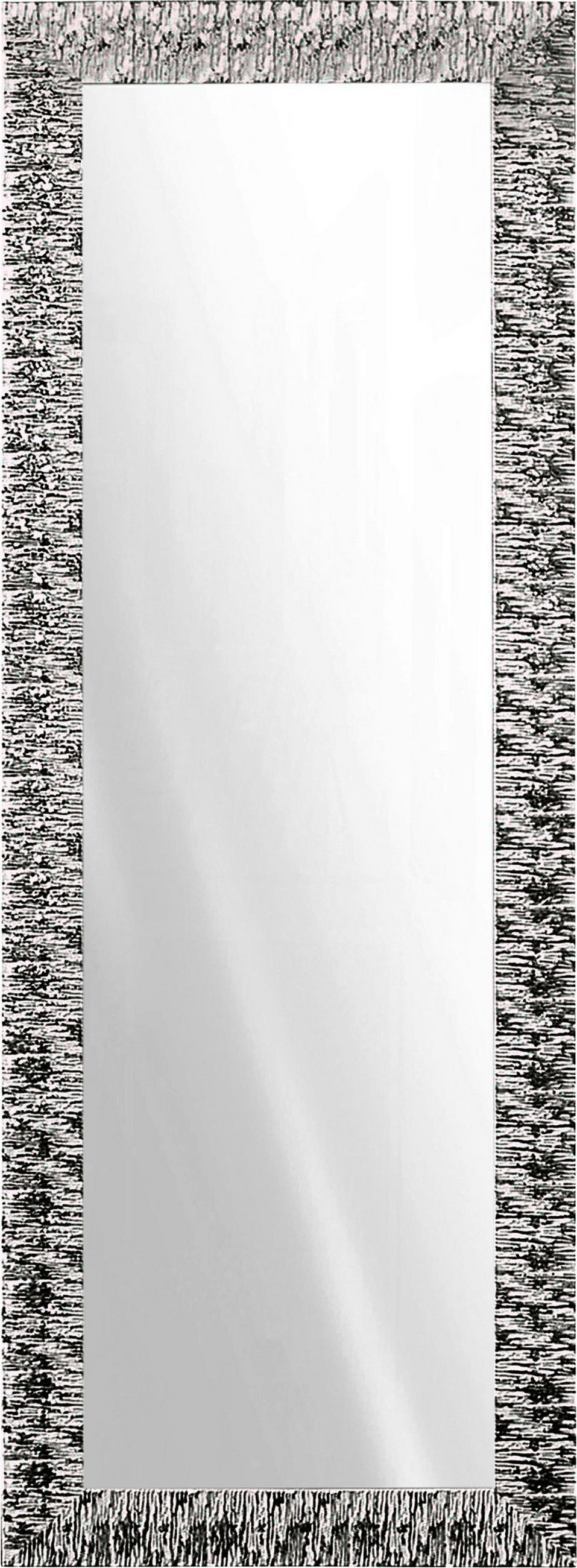 WANDSPIEGEL 55/155/2 cm    in rechteckig  - Silberfarben/Weiß, Design, Glas/Holz (55/155/2cm) - Xora