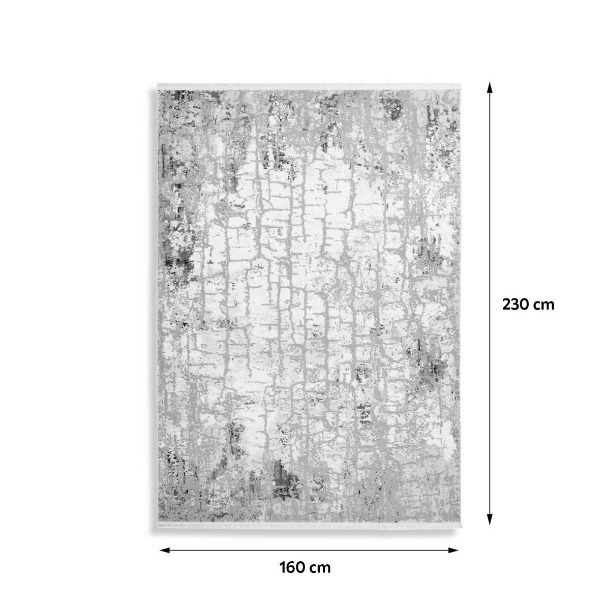 VINTAGE-TEPPICH 160/230 cm Akropolis Grau, Rosa  - Rosa/Grau, Design, Textil (160/230cm) - Kayoom