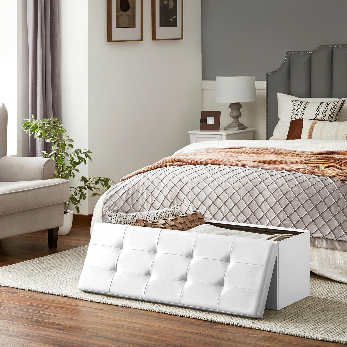 SITZBOX  - Weiß, Basics, Kunststoff (110/38/38cm)