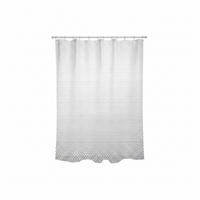 DUSCHVORHANG CROIX 140/180 cm  - Grau, Basics, Kunststoff (140/180cm) - MSV