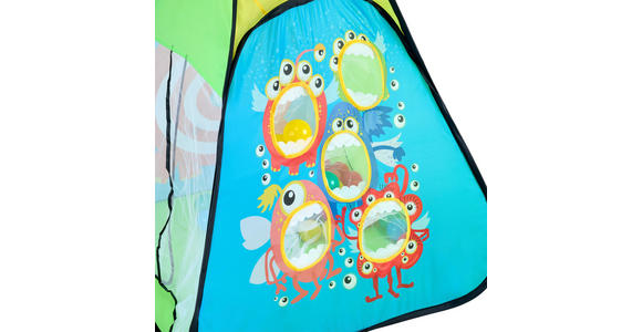 SPIELZELT - Gelb/Hellblau, Basics, Kunststoff/Textil (73/92/73cm) - My Baby Lou