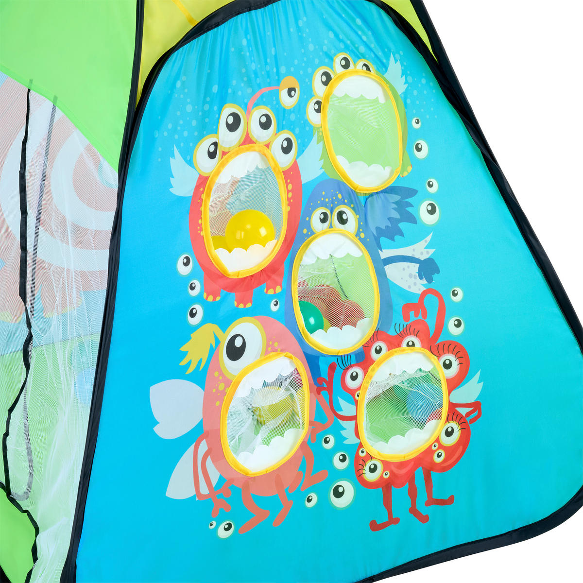 SPIELZELT - Gelb/Hellblau, Basics, Kunststoff/Textil (73/92/73cm) - My Baby Lou