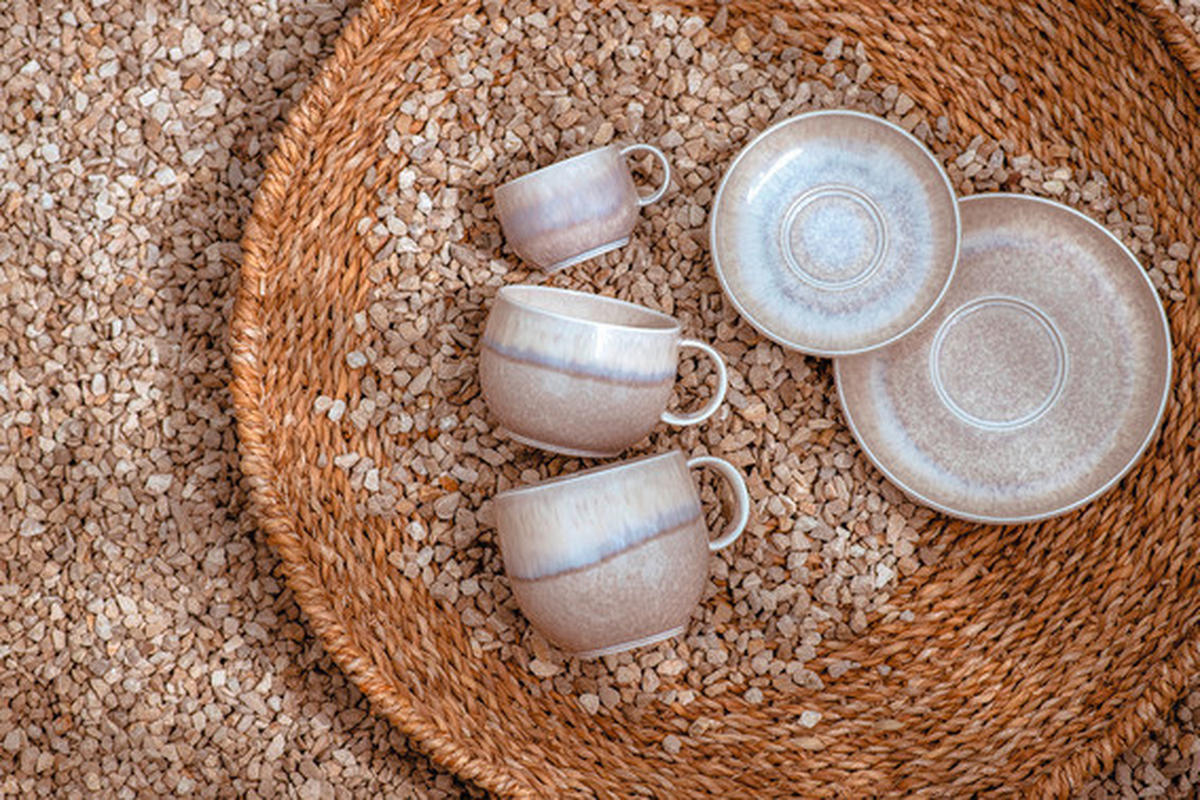 KAFFEEBECHERSET  - Basics, Keramik (24,2/13,8/9,9cm) - Villeroy & Boch