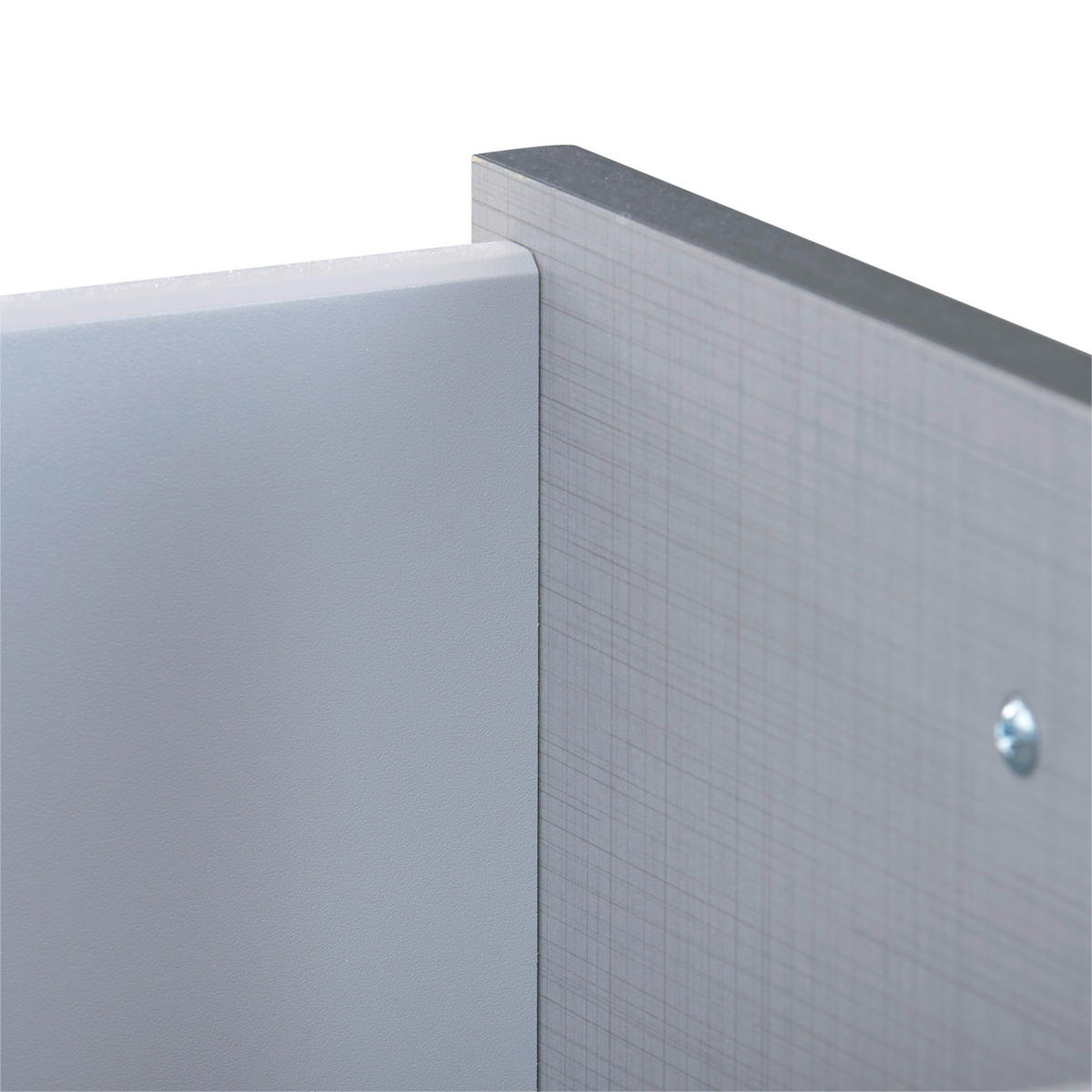 KLEIDERSCHRANK in Graphitfarben, Grau, Weiss  - Weiss/Silberfarben, Modern, Holzwerkstoff/Kunststoff (135/199/58cm) - MID.YOU