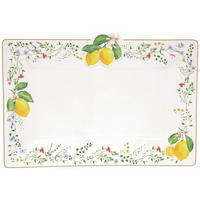 PLADANJ ZA SERVIRANJE   25/18/1.5 cm       - zelena/žuta, Basics, keramika (25/18/1.5cm)