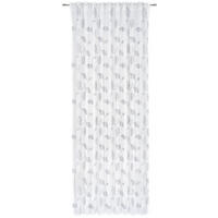 GOTOVA ZAVESA bela, svetlosiva - bela/svetlosiva, Konvencionalno, tekstil (140/245cm) - Esposa