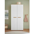 BABYKLEIDERSCHRANK  - Eiche Artisan/Weiß, Basics, Holzwerkstoff/Kunststoff (90/195/60cm) - My Baby Lou