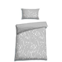 BETTWÄSCHE 2-teilig Satin 135/200 cm  - Hellgrau, Basics, Textil (135/200cm) - Florella