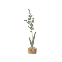DEKORATIONSBLOMMA - grön, Natur, metall (5,50/8,00/28,00cm)