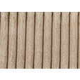 SCHLAFSOFA  in Cord Hellbraun  - Chromfarben/Hellbraun, Design, Textil/Metall (200/78/90cm) - Venda