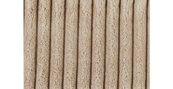 SCHLAFSOFA  in Cord Hellbraun  - Chromfarben/Hellbraun, Design, Textil/Metall (200/78/90cm) - Venda