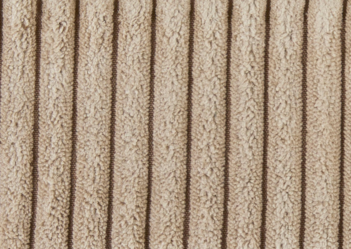 SCHLAFSOFA  mit Bettfunktion erhältlich Cord Hellbraun  - Chromfarben/Hellbraun, Design, Textil/Metall (200/78/90cm) - Venda