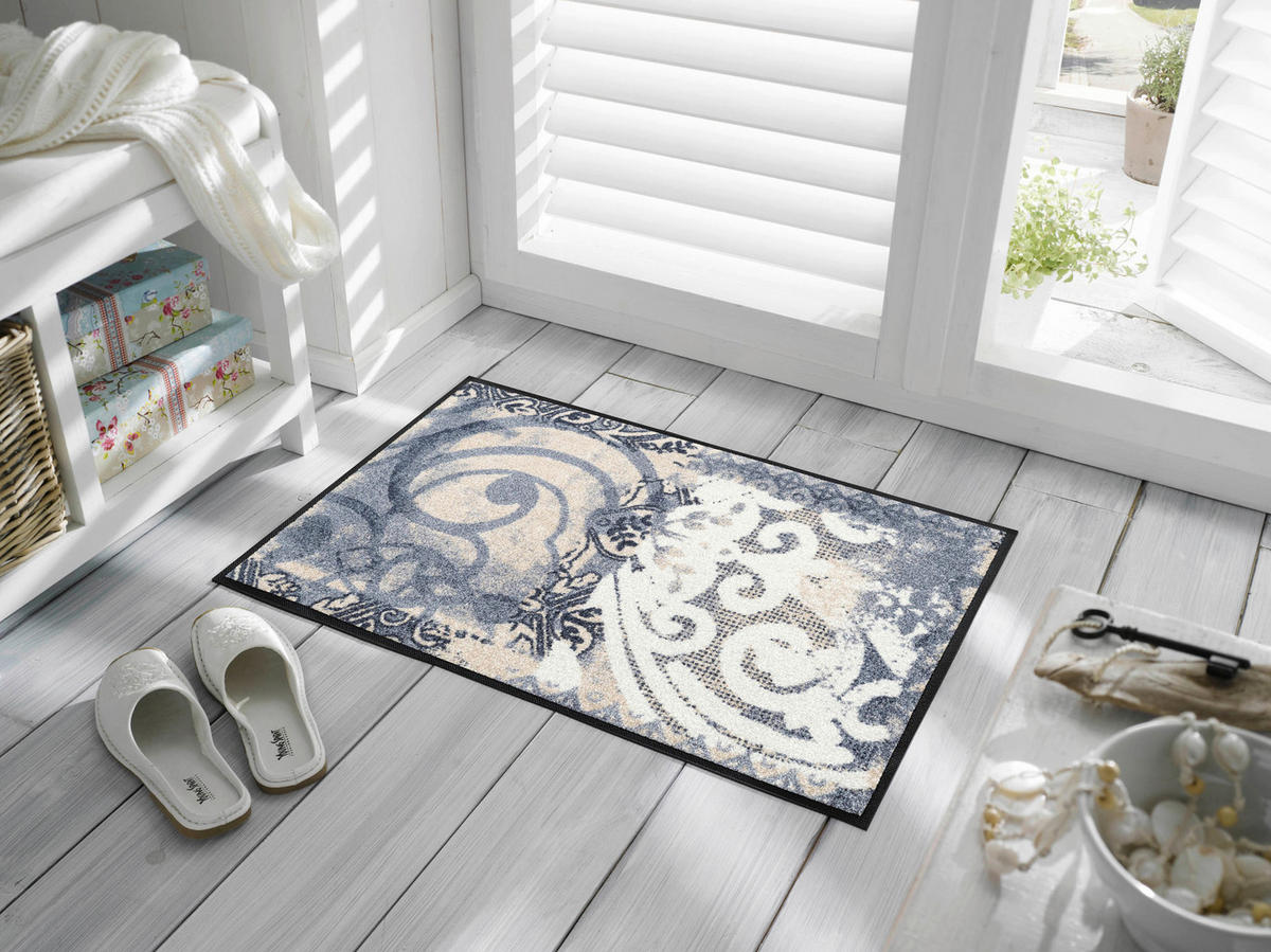 COVORAȘ DE INTRARE 50/75 cm  - gri deschis/bej, Design, plastic/textil (50/75cm) - wash+dry