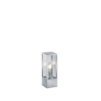 WEGELEUCHTE - Zinkfarben/Grau, Basics, Glas/Metall (14/40/14cm) - Trio Leuchten
