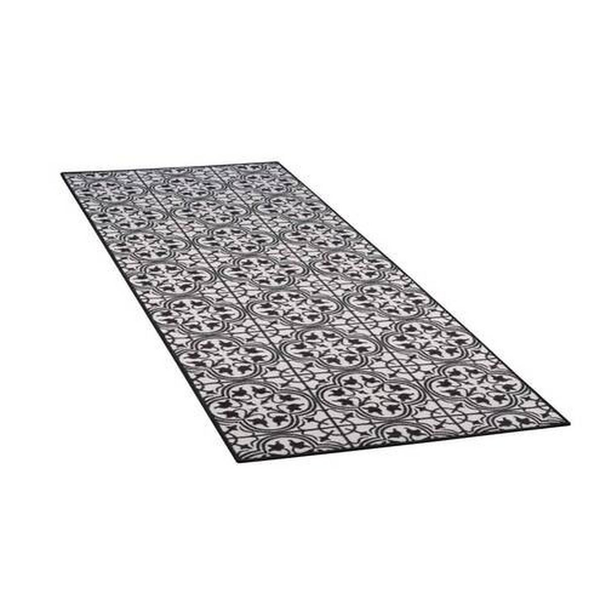 LÄUFER 80/150 cm  - Schwarz, Design, Kunststoff/Textil (80/150cm) - Novel