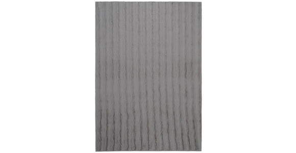 HOCHFLORTEPPICH 80/150 cm Luna Design Silberfarben  - Silberfarben, Design, Textil (80/150cm) - Novel