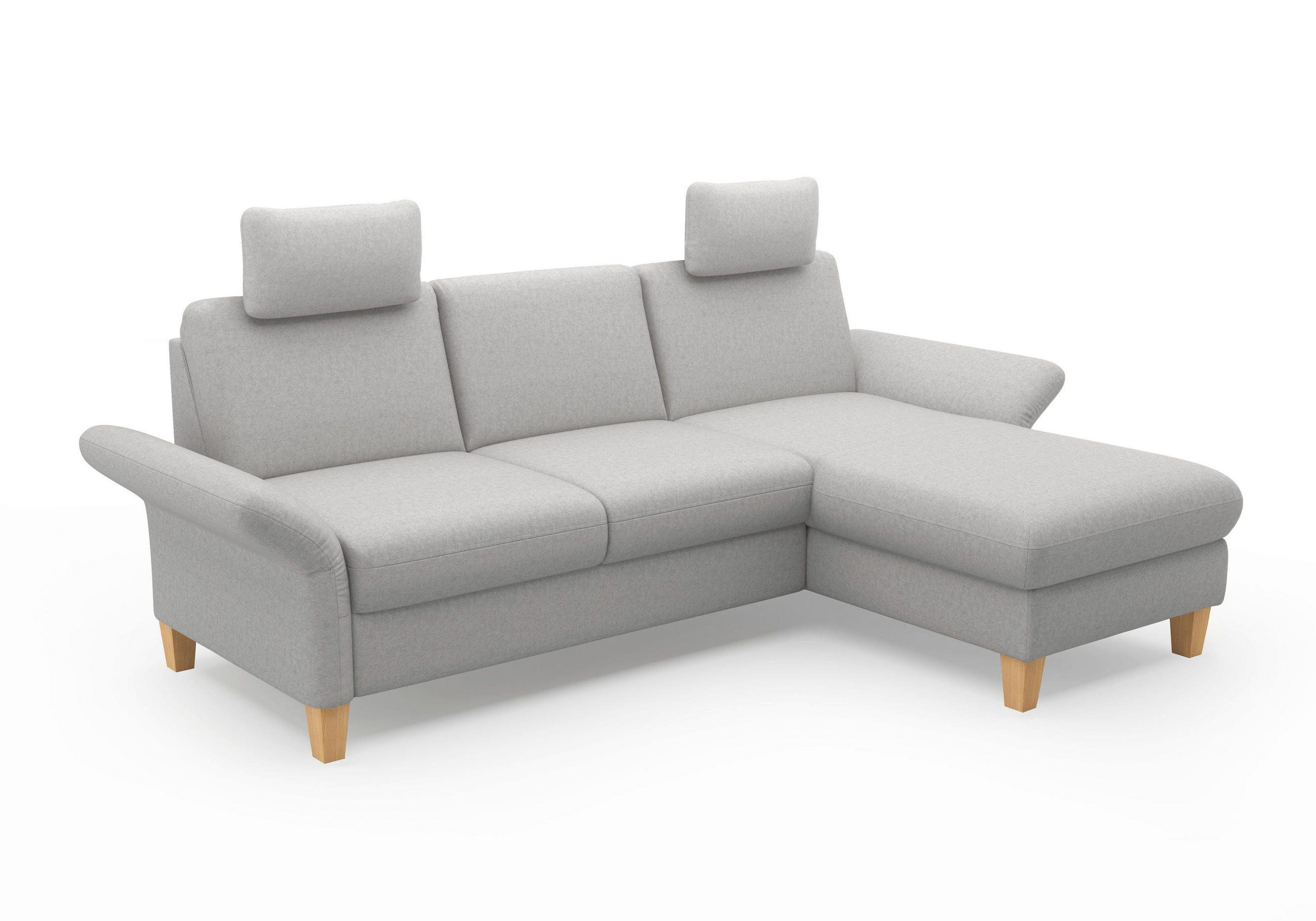 KOPFSTÜTZE - Hellgrau, KONVENTIONELL, Textil (50/25/12cm) - Sit & More