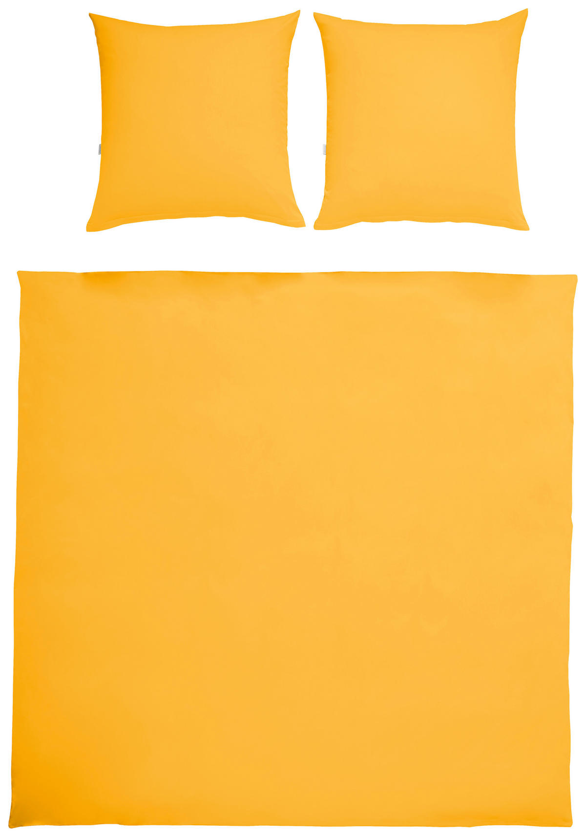 BETTWÄSCHE Satin 200/200 cm  - Gelb, KONVENTIONELL, Textil (200/200cm) - Bio:Vio